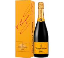 Вино игристое VEUVE CLICQUOT Понсардин выдержанное белое брют, п/у, 0.75л, Франция, 0.75 L