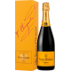 Вино игристое VEUVE CLICQUOT Понсардин выдержанное белое брют, п/у, 0.75л, Франция, 0.75 L