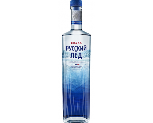 Водка РУССКИЙ ЛЕД 40%, 0.5л, Россия, 0.5 L