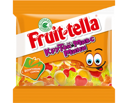 Мармелад жевательный FRUIT-TELLA Крутой микс Мини, 200г, Россия, 200 г