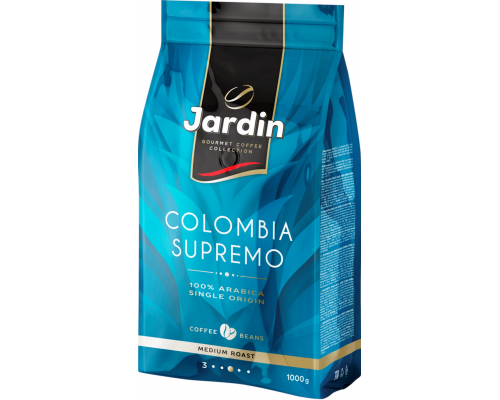 Кофе зерновой JARDIN Colombia Supremo, 1кг, Россия, 1000 г