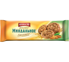 Печенье овсяное КУХМАСТЕР Миндальное, 270г, Россия, 270 г