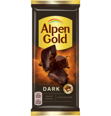 Шоколад темный ALPEN GOLD Dark классический, 80г, Россия, 80 г