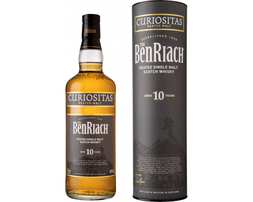 Виски BENRIACH Смоки Тэн Шотландский, односолодовый, торфяной 10 лет
46%, п/у, 0.7л, Великобритания, 0.7 L