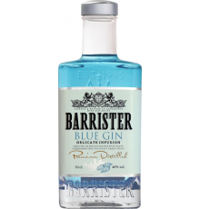 Джин BARRISTER Blue 40%, 0.5л, Россия, 0.5 L