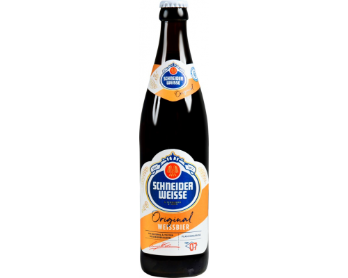 Пиво темное SCHNEIDER Weisse Tap 07 Mein Original нефильтрованное
непастеризованное неосветленное5,4%, 0.5л, Германия, 0.5 L