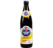 Пиво светлое SCHNEIDER Weisse Helle Weisse Weissbier Tap 01 нефильтрованное непастеризованное 4,9%, 0.5л, Германия, 0.5 L