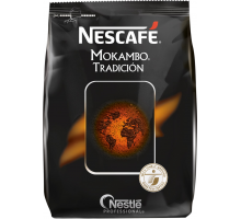 Кофе растворимый с добавлением молотого NESCAFE Mokambo Tradicion, 500г, Россия, 500 г