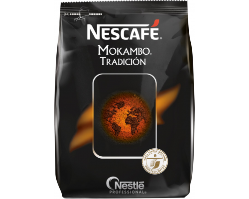 Кофе растворимый с добавлением молотого NESCAFE Mokambo Tradicion, 500г, Россия, 500 г