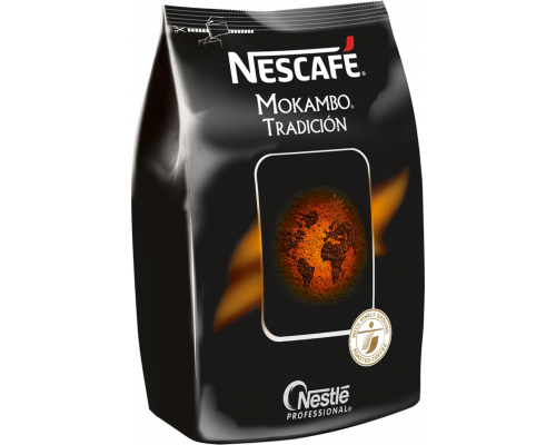 Кофе растворимый с добавлением молотого NESCAFE Mokambo Tradicion, 500г, Россия, 500 г