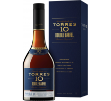 Бренди TORRES 10 Double Barrel 38%, п/у, 0.7л, Испания, 0.7 L