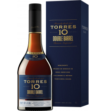 Бренди TORRES 10 Double Barrel 38%, п/у, 0.7л, Испания, 0.7 L