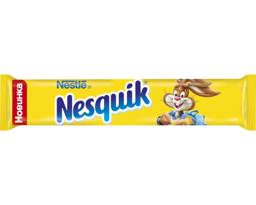 Шоколад NESTLE Nesquik c молочной начинкой, 20,5г, Россия, 20,5 г