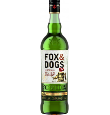 Виски FOX & DOGS купажированный 40%, 0.7л, Россия, 0.7 L