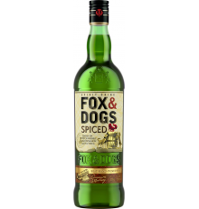 Настойка полусладкая FOX&DOGS Spiced на основе виски 35%, 0.7л, Россия, 0.7 L