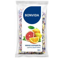 Мини-карамель BONVIDA Цитрусовый микс, 900г, Россия, 900 г