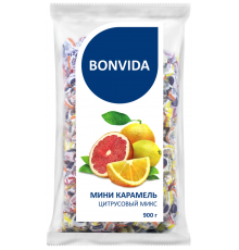 Мини-карамель BONVIDA Цитрусовый микс, 900г, Россия, 900 г