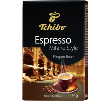 Кофе молотый TCHIBO Espresso Milano Style, 250г, Германия, 250 г