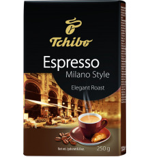 Кофе молотый TCHIBO Espresso Milano Style, 250г, Германия, 250 г