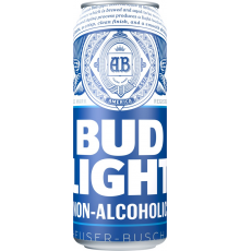 Пиво безалкогольное BUD LIGHT пастеризованное, не более 0,5%, 0.45л, Россия, 0.45 L