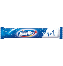 Батончик шоколадный MILKY WAY 1+1 с суфле, 52г, Россия, 52 г