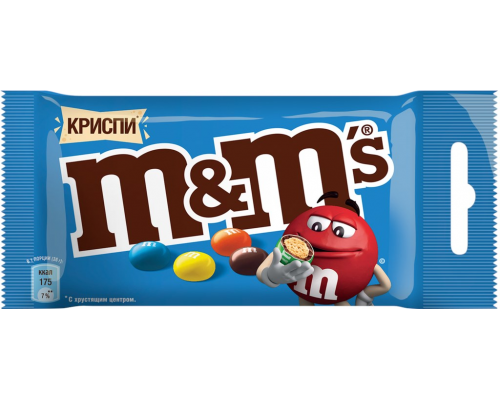 Драже M&M'S Криспи, 36г, Россия, 36 г