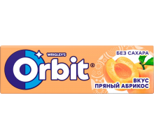 Жевательная резинка ORBIT Абрикос, 13,6г, Россия, 13,6 г