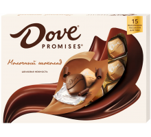 Набор конфет DOVE Promises из молочного шоколада, 120г, Россия, 120 г