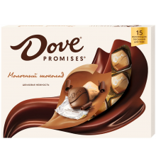 Набор конфет DOVE Promises из молочного шоколада, 120г, Россия, 120 г