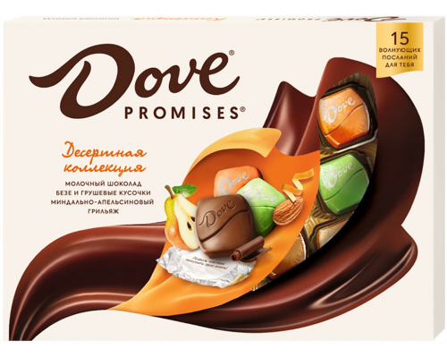 Набор конфет DOVE Promises Десертное ассорти, 118г, Россия, 118 г