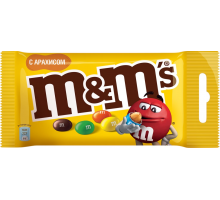 Драже M&M'S С арахисом, 45г, Россия, 45 г