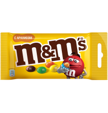 Драже M&M'S С арахисом, 45г, Россия, 45 г