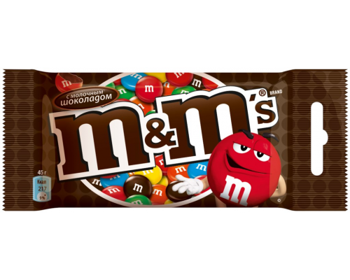 Драже M&M'S Шоколад, 45г, Россия, 45 г