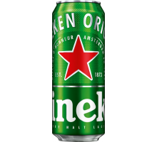 Пиво светлое HEINEKEN фильтрованное пастеризованное, 4,8%, ж/б, 0.43л, Россия, 0.43 L