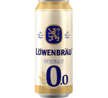 Напиток пивной безалкогольный LOWENBRAU пшеничное нефильтрованный пастеризованный осветленный, не более 0,5%, 0.45л, Россия, 0.45 L