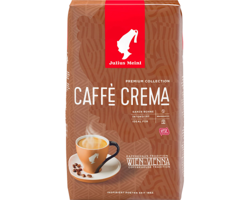 Кофе зерновой JULIUS MEINL Caffe Crema Premium натуральный, темная обжарка 1кг, Италия, 1000 г