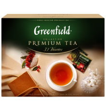 Набор чая и чайных напитков GREENFIELD Premium tea Collection, 120пак, Россия, 120 пак