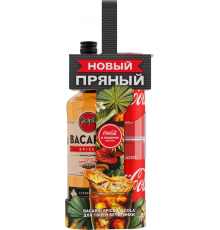 Промо-набор BACARDI Spiced на основе рома алк.40% 0.7L+Нап б/а COCA-COLA 2x0.33L, Италия, 0.7 L