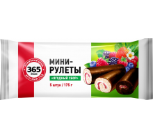 Мини-рулеты 365 ДНЕЙ Ягодное ассорти, 175г, Россия, 175 г