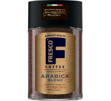 Кофе растворимый FRESCO Arabica Blend натуральный сублимированный, ст/б, 100г, Россия, 100 г