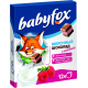 Шоколад KDV BabyFox с малиной, молочный и белый, 90г, Россия, 90 г