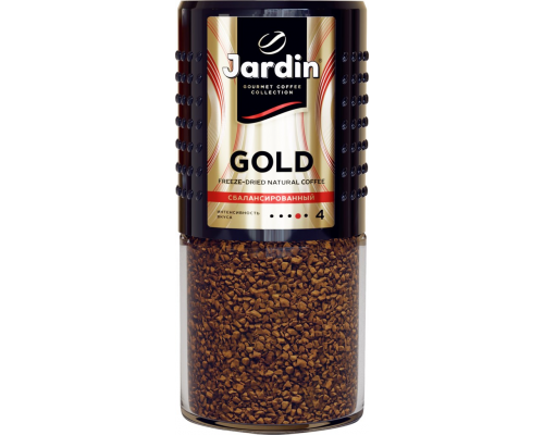 Кофе растворимый JARDIN Gold сублимированный, ст/б, 190г, Россия, 190 г