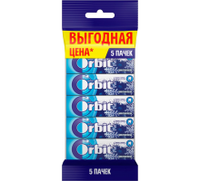 Жевательная резинка ORBIT Winterfresh, 13,6г, Россия, 5 *13,6г