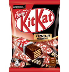 Конфеты KITKAT Dark с хрустящей вафлей, 169г, Россия, 169 г