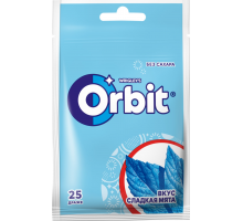 Жевательная резинка ORBIT Сладкая мята, в пакете, 34г, Россия, 34 г