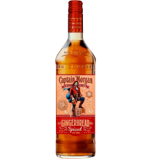 Напиток спиртной CAPTAIN MORGAN Gingerbread Spiced Имбирный пряник, на основе рома 30%, 0.7л, Великобритания, 0.7 L