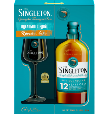 Виски SINGLETON Dufftown Шотландский, односолодовый 12 лет 40%, п/у + стакан, 0.7л, Великобритания, 0.7 L