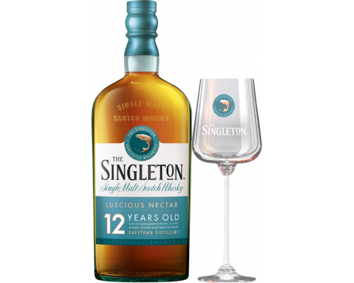 Виски SINGLETON Dufftown Шотландский, односолодовый 12 лет 40%, п/у + стакан, 0.7л, Великобритания, 0.7 L