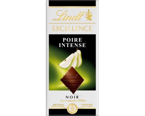 Шоколад LINDT Excellence с грушей, 100г, Швейцария, 100 г