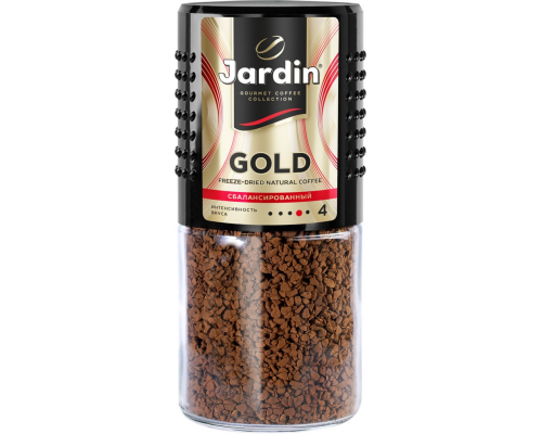 Кофе растворимый JARDIN Gold сублимированный, ст/б, 95г, Россия, 95 г